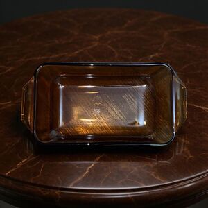 Vintage Amber Anchor Hocking 5 X 9 in Loaf Pan #441